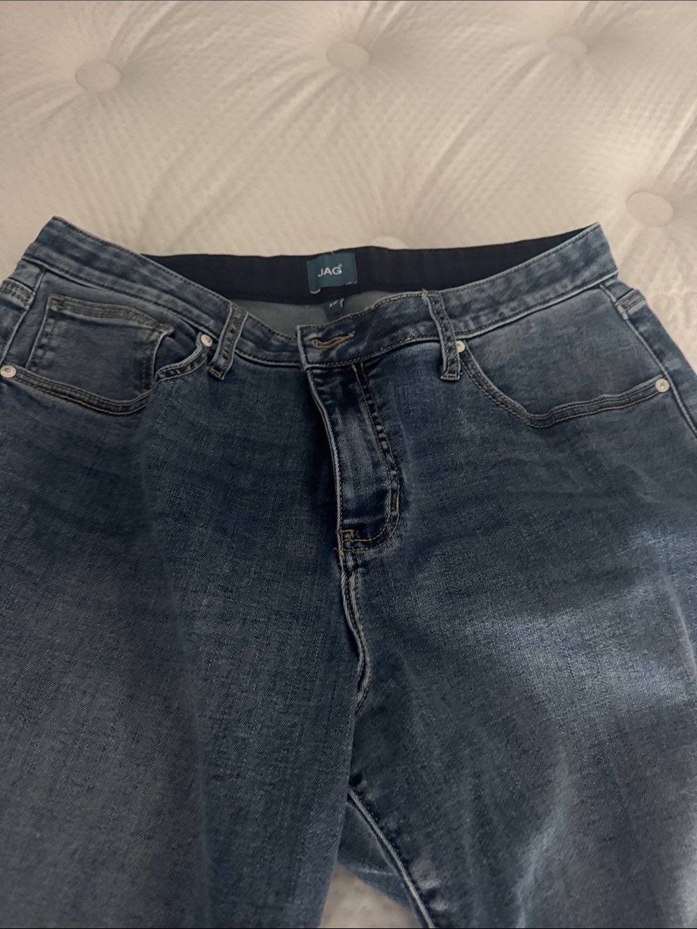 Jag Jeans womens Washed Blue Relaxed Fit Jeans
